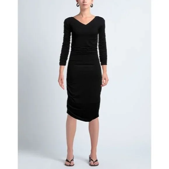 BAUM UND PFERDGARTEN Black Midi dresses Size S - Picture 3 of 10